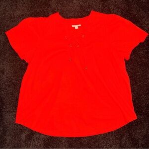 Knox Rose Red Short Sleeve Tee - Size XL